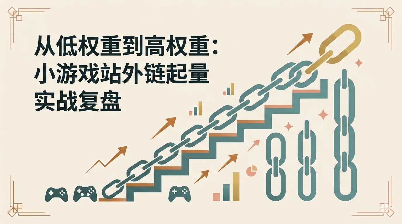 从低权重到高权重：小游戏站外链起量实战复盘